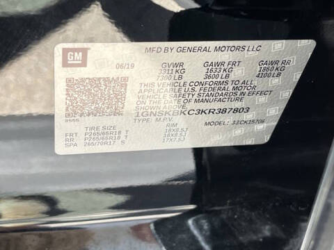 2019 Chevrolet Tahoe LT