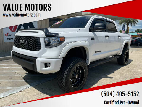 2021 Toyota Tundra for sale at VALUE MOTORS in Kenner LA
