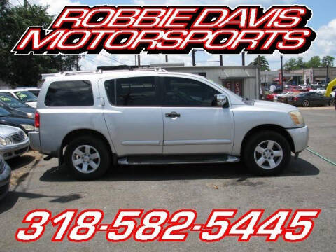 2004 Nissan Armada for sale at Robbie Davis Motorsports in Monroe LA