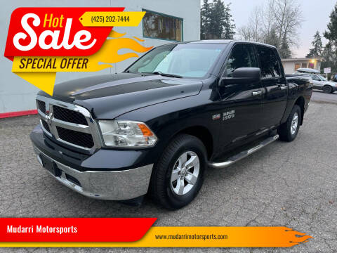 2015 RAM 1500 for sale at Mudarri Motorsports in Kirkland WA