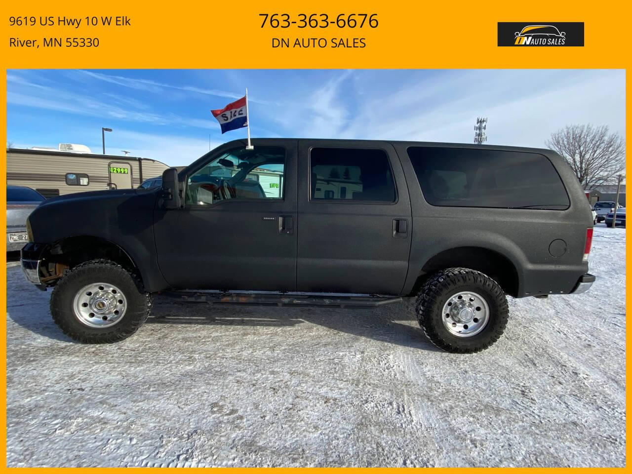 Black 2001 Ford Excursion XLT XLT 4WD 4dr SUV 2