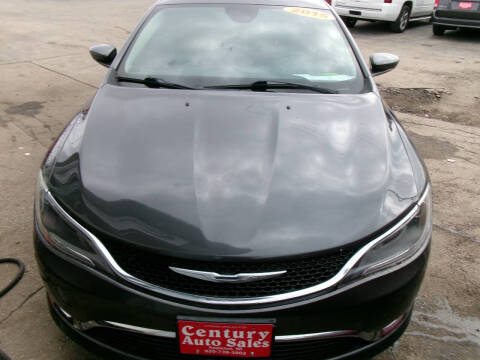 2015 Chrysler 200 for sale at Century Auto Sales LLC in Appleton WI