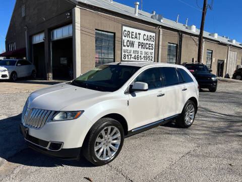 2011 Lincoln MKX for sale at BARCLAY MOTOR COMPANY in Arlington TX