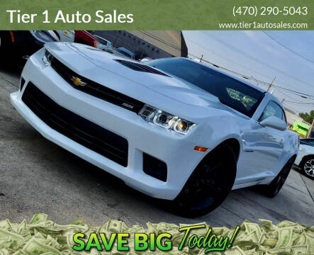 2015 Chevrolet Camaro for sale at Tier 1 Auto Sales in Gainesville GA