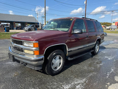 1999 Chevrolet Tahoe for sale at BLACK'S AUTO SALES in Stanley NC