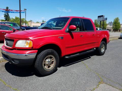 2001 Ford F-150 for sale at 2 Way Auto Sales in Spokane WA