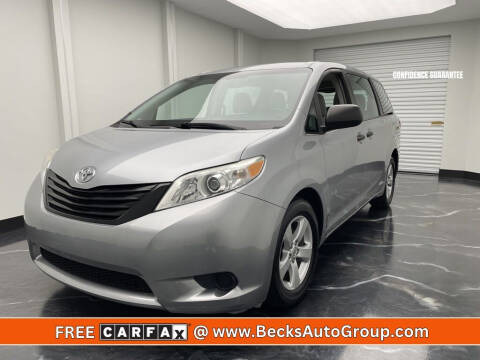 2017 Toyota Sienna for sale at Becks Auto Group in Mason OH