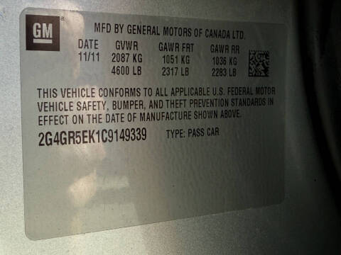 2012 Buick Regal