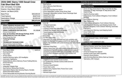 2026 GMC Sierra 1500