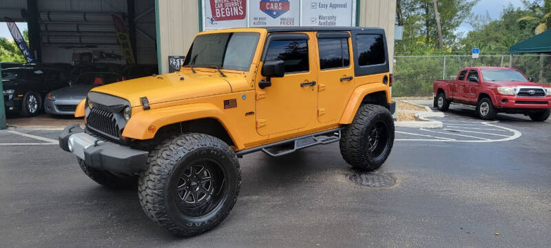 2012 Jeep Wrangler Unlimited for sale at AUTOBOTS FLORIDA in Pompano Beach FL