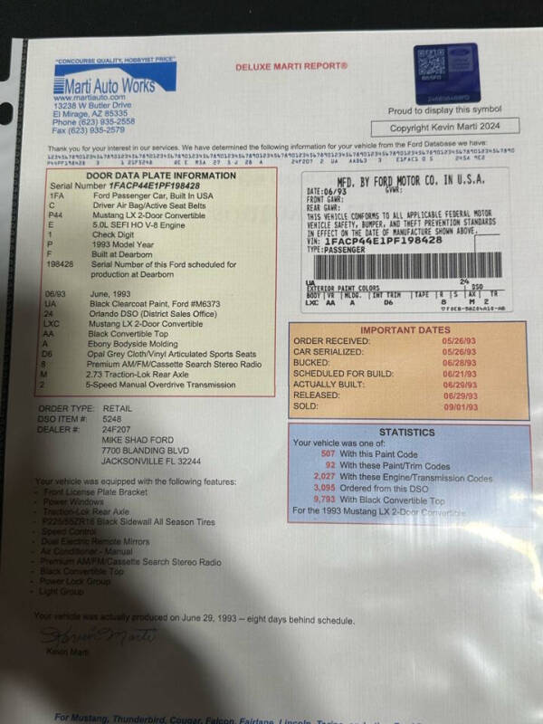 1993 Ford Mustang LX 5.0