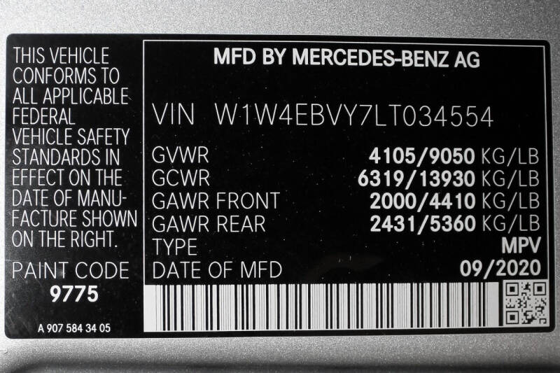 2020 Mercedes-Benz Sprinter