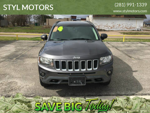 2014 Jeep Compass for sale at STYL MOTORS in Pasadena TX