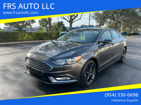 2018 Ford Fusion for sale at FRS AUTO LLC in West Palm Beach FL