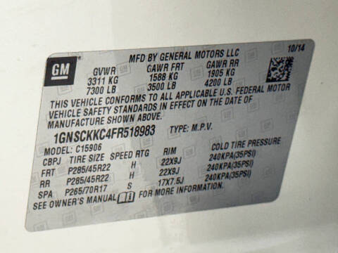 2015 Chevrolet Suburban LTZ