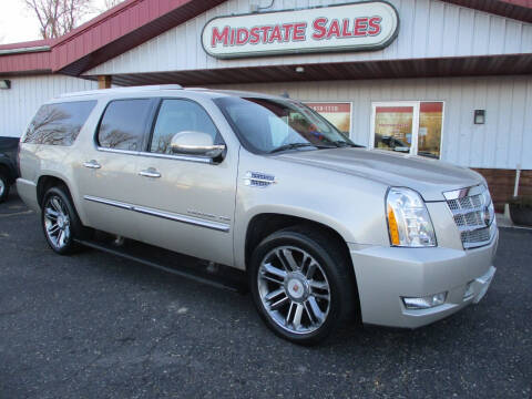 2013 Cadillac Escalade ESV for sale at Midstate Sales in Foley MN
