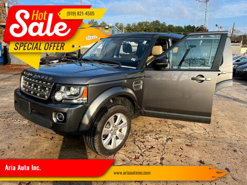 2014 Land Rover LR4 for sale at Aria Auto Inc. in Raleigh NC