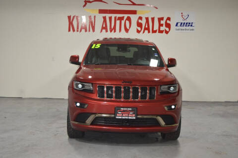 2015 Jeep Grand Cherokee for sale at Kian Auto Sales in Sacramento CA