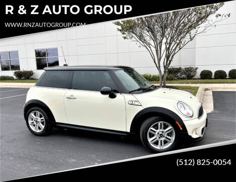 2012 MINI Cooper Hardtop for sale at R & Z AUTO GROUP in Austin TX
