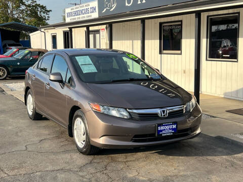 2012 Honda Civic for sale at Shogun Auto Center in Hanford CA