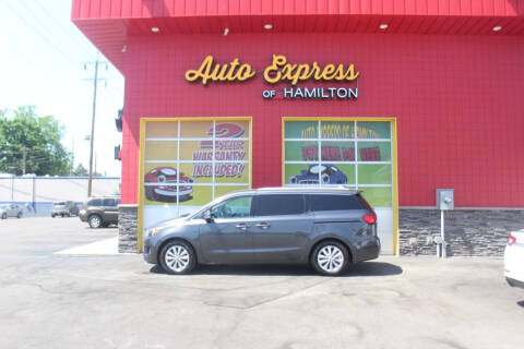 2017 Kia Sedona for sale at AUTO EXPRESS OF HAMILTON LLC in Hamilton OH