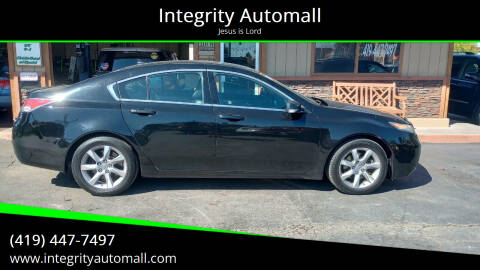 2012 Acura TL for sale at Integrity Automall in Tiffin OH