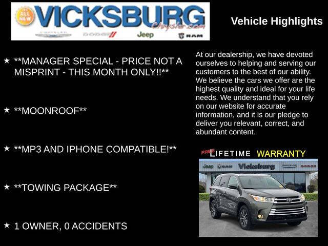 2019 Toyota Highlander XLE