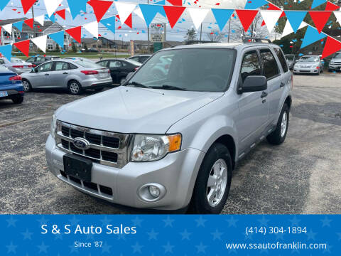 2012 Ford Escape for sale at S & S Auto Sales in Franklin WI