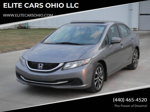 2015 Honda Civic for sale at ELITE CARS OHIO LLC in Solon OH