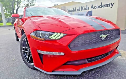 2019 Ford Mustang for sale at Vice City Deals in Doral FL