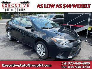 2015 Toyota Corolla for sale at Executive Auto Group in Irvington NJ