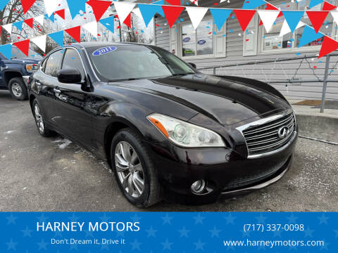 2011 Infiniti M37 for sale at HARNEY MOTORS in Gettysburg PA
