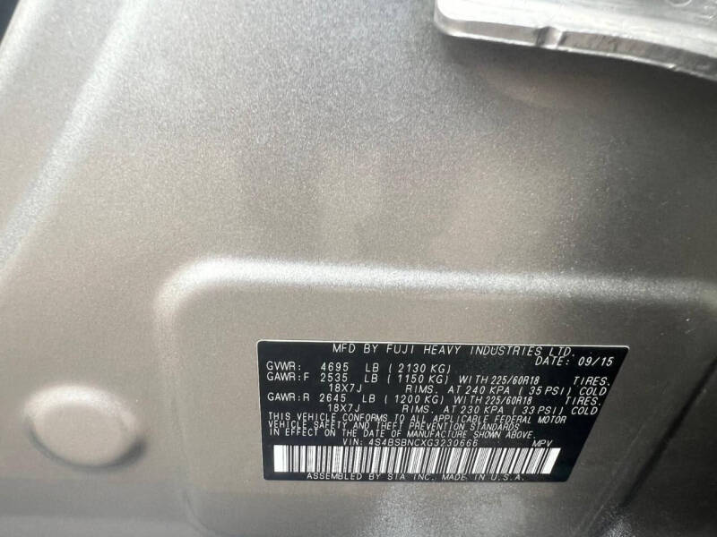 2016 Subaru Outback 2.5i Premium