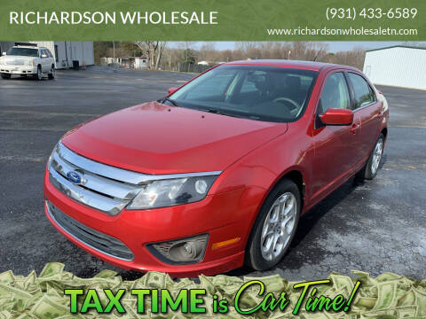 2011 Ford Fusion for sale at RICHARDSON WHOLESALE in Fayetteville TN