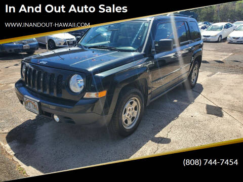 2013 Jeep Patriot for sale at In and Out Auto Sales in Aiea HI