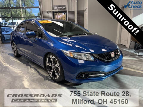 2015 Honda Civic for sale at Crossroads Car & Truck in Milford OH