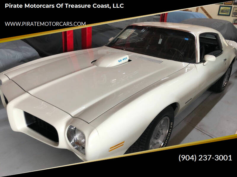 1973 Pontiac Firebird for sale at Pirate Motorcars Of Treasure Coast, LLC in Stuart FL