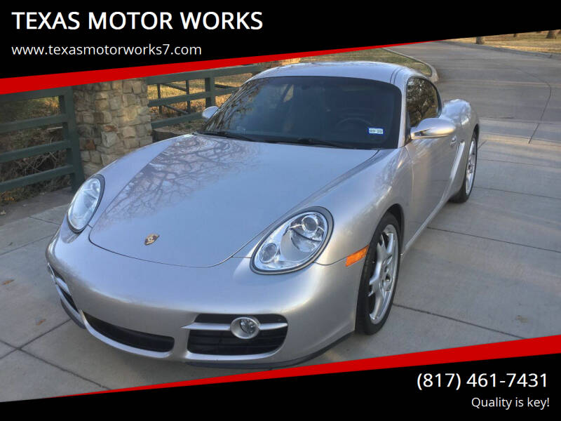 2007 Porsche Cayman for sale at TEXAS MOTOR WORKS in Arlington TX