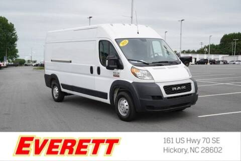 2021 RAM ProMaster for sale at Everett Chevrolet Buick GMC in Hickory NC