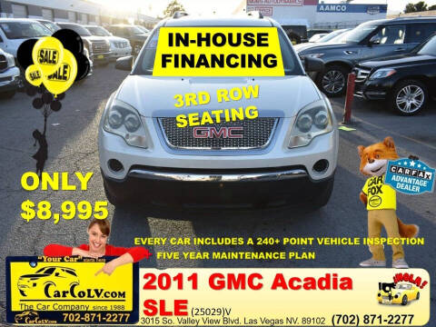 2011 GMC Acadia for sale at The Car Company - Buy Here Pay Here in Las Vegas NV