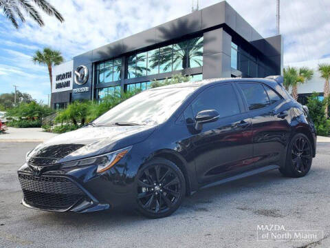 2020 Toyota Corolla Hatchback for sale at Mazda of North Miami in Miami FL