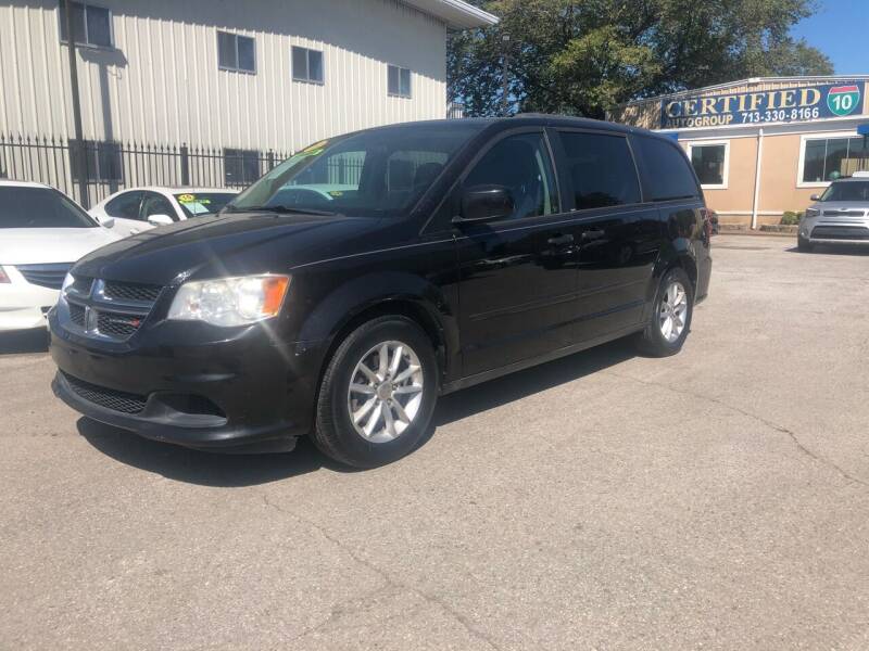 2013 Dodge Grand Caravan for sale at CERTIFIED AUTO GROUP in Houston TX