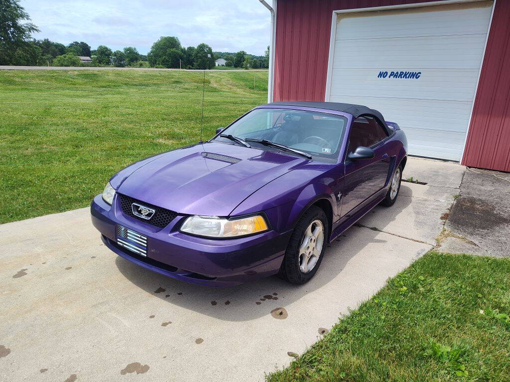 PURPLE 2000 Ford Mustang Base Convertible 2dr Convertible 1