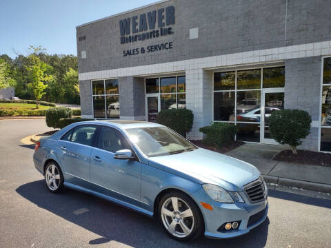 2010 Mercedes-Benz E-Class for sale at Weaver Motorsports Inc in Cary NC