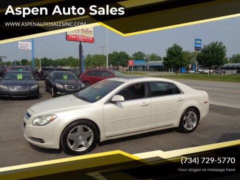 2010 Chevrolet Malibu for sale at Aspen Auto Sales in Wayne MI