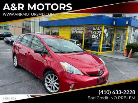 2013 Toyota Prius v for sale at A&R MOTORS in Baltimore MD