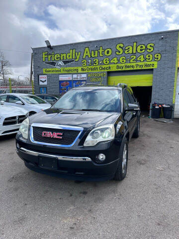 2011 GMC Acadia for sale at Friendly Auto Sales in Detroit MI