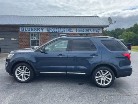 2016 Ford Explorer for sale at BlueSky Wholesale Inc in Chesnee SC