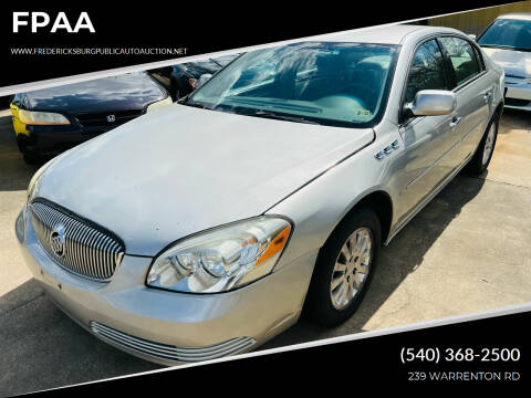 2007 Buick Lucerne for sale at FPAA in Fredericksburg VA