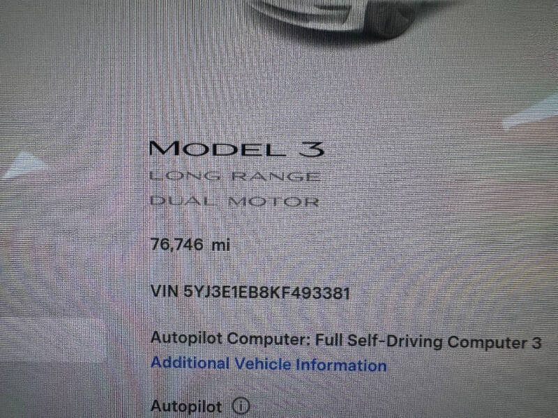 2019 Tesla Model 3 Long Range